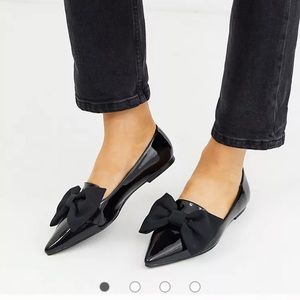 New ASOS Lake Bow shoes UK 8, US 10